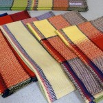 Kitchen Towels in a Gamp Color Pattern by Joyce Niesen